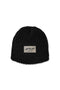 PAPER LOGO RIB BEANIE -BLACK-